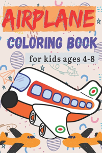 airplane coloring book for kids ages 4-8