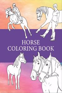 Horse Coloring Book