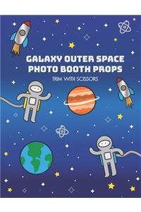Galaxy Outer Space Photo Booth Props