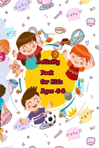 Activity Book For Kids Ages 4-8