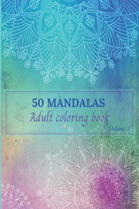 50 Mandalas Adults Coloring Book