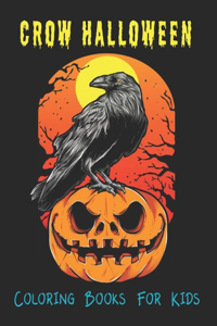 Crow Halloween Coloring Books For Kids