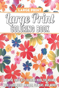 Large Print Coloring Book