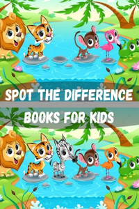 Spot The Difference Books For Kids: Spot the Difference-Packed with Comical Characters and Playful Illustrations, a Fun Way to Sharpen Observation and Concentration Skills in Kids of a