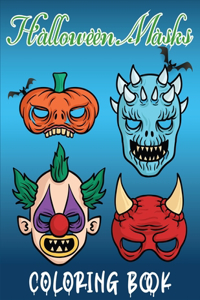 Halloween Masks Coloring Book