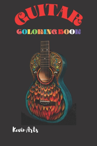 Guitar Coloring Book For Adults
