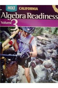 Holt Algebra Readiness: Student Edition Volume 3