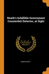 Heath's Infallible Government Counterfeit Detector, at Sight