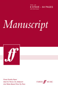64-page A4 Manuscript Pad, Guitar Tab