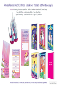 National Unicorn Day 2023 10-Copy Early Reader Pre-Pack and Merchandising Kit
