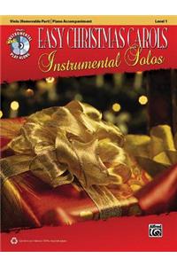 Easy Christmas Carols Instrumental Solos: Viola (Removable Part)/Piano Accompaniment, Level 1