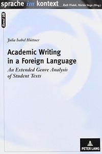 Academic Writing in a Foreign Language