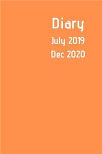 Diary July 2019 Dec 2020