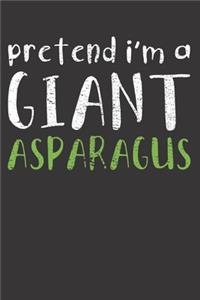 Asparagus Halloween Costume Notebook Journal
