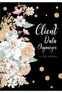 Client Data Organizer Log Book Salons Nail Spa