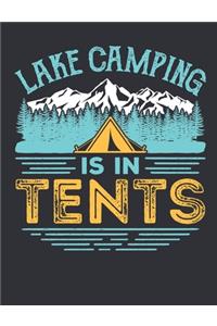 Lake Camping Is In Tents