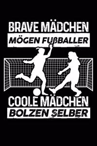 Coole Mädchen Spielen Fußball