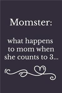 Momster What Happens to Mom When She Count to 3