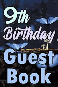 9th Birthday Guest Book