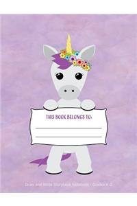 Draw and Write Storybook Notebook - Grades K - 2