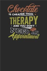 Chocolate is Cheaper than Therapy and you don't need an Appointment