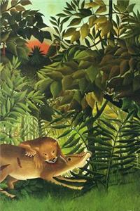A Lion Devouring Its Prey by Henri Rousseau Journal