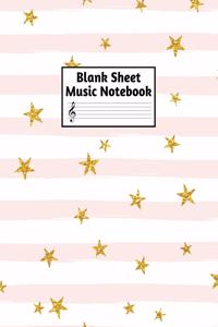 Blank Sheet Music Notebook