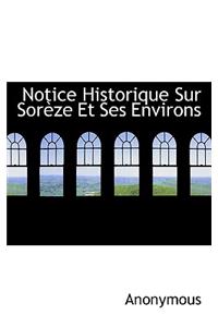 Notice Historique Sur Sor Ze Et Ses Environs