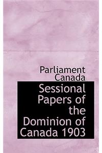 Sessional Papers of the Dominion of Canada 1903
