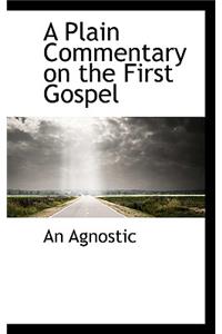 A Plain Commentary on the First Gospel