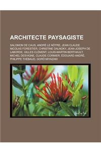 Architecte Paysagiste