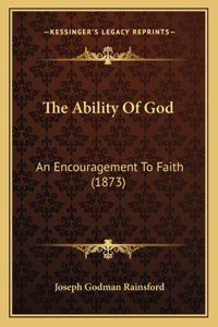 The Ability Of God