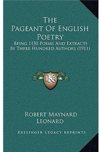 The Pageant of English Poetry