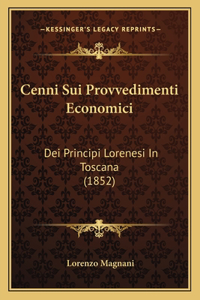 Cenni Sui Provvedimenti Economici