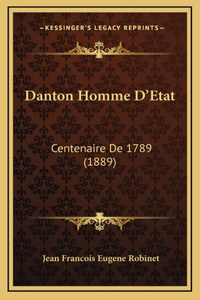 Danton Homme D'Etat