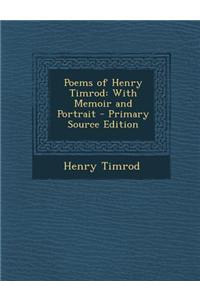 Poems of Henry Timrod