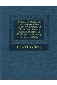 Orient Et Occident