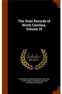 The State Records of North Carolina, Volume 15