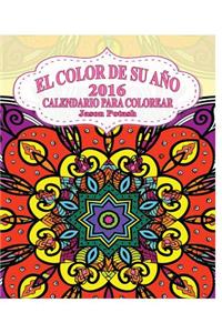 El Color De Su Ano 2016 Calendario Para Colorear