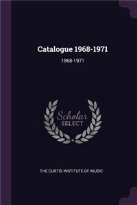 Catalogue 1968-1971