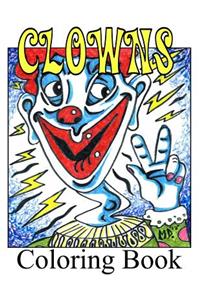 CLOWNS Coloring Book