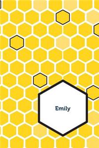 Etchbooks Emily, Honeycomb, Wide Rule, 6 X 9', 100 Pages