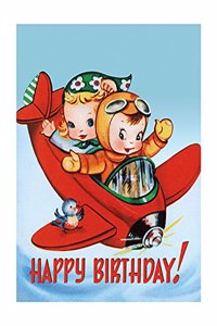 The Littlest Pilots - Birthday Greeting Card