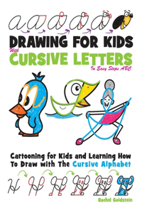 Drawing for Kids with Cursive Letters in Easy Steps ABC