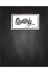 Bullet Journal: Dot Grid, Black Chalkboard Executive Notebook, 8