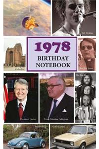 1978 Birthday Notebook