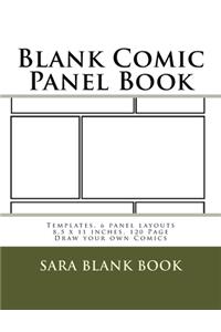 Blank Comic Panel Book