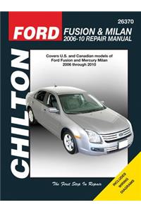 Ford Fusion & Milan 2006-10 Repair Manual