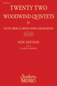 22 Woodwind Quintets - New Edition