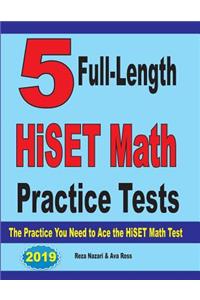 5 Full-Length Common Core Grade 8 Math Practice Tests